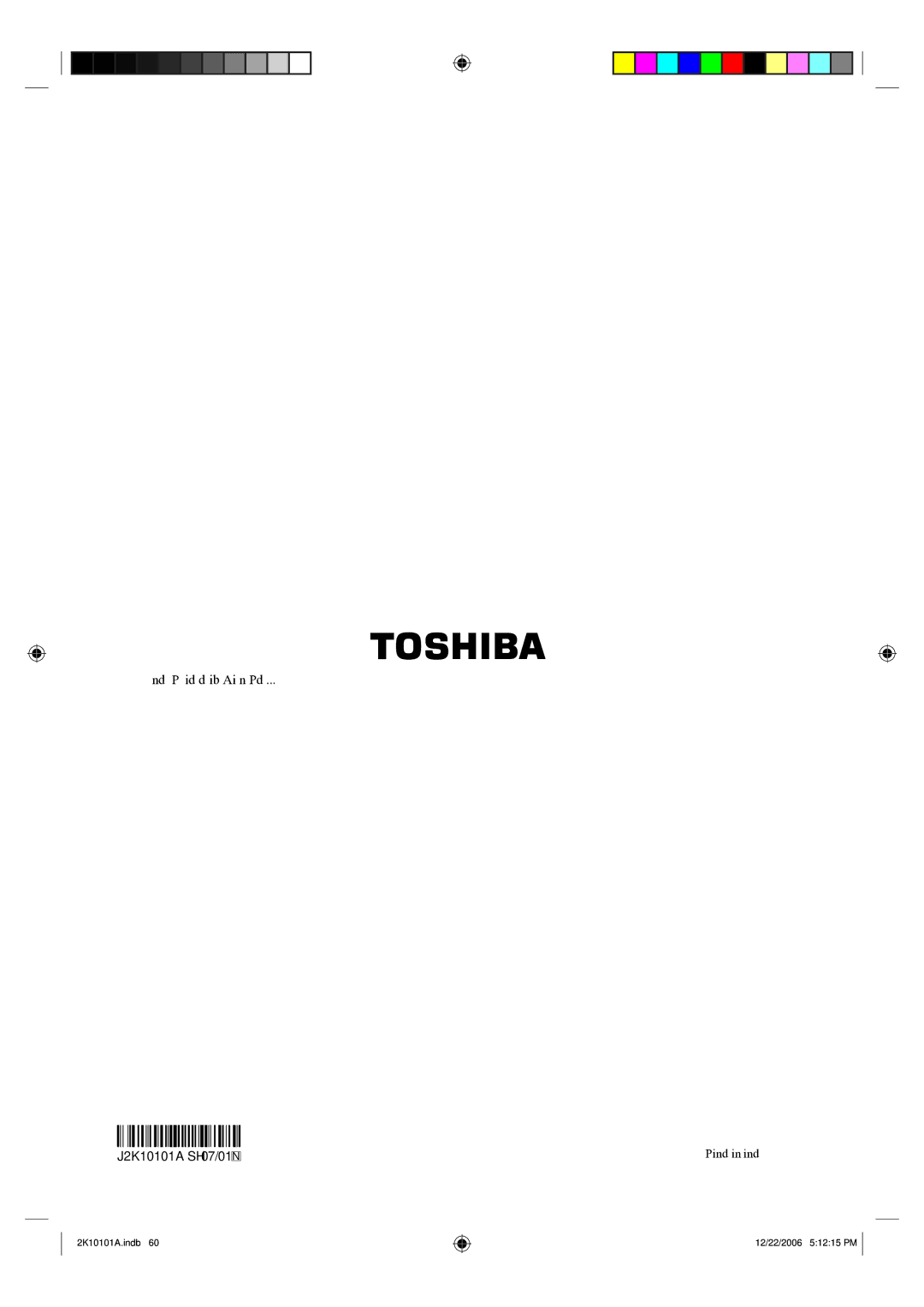 Toshiba SD-V295KU owner manual J2K10101A SH 07/01 N 