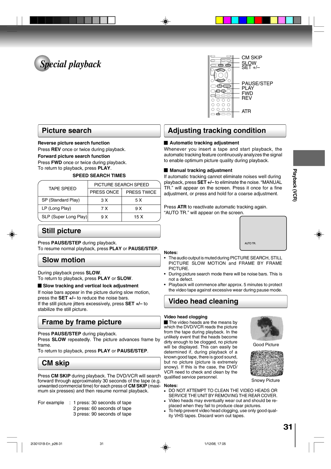 Toshiba SD-V394SU owner manual Special playback 