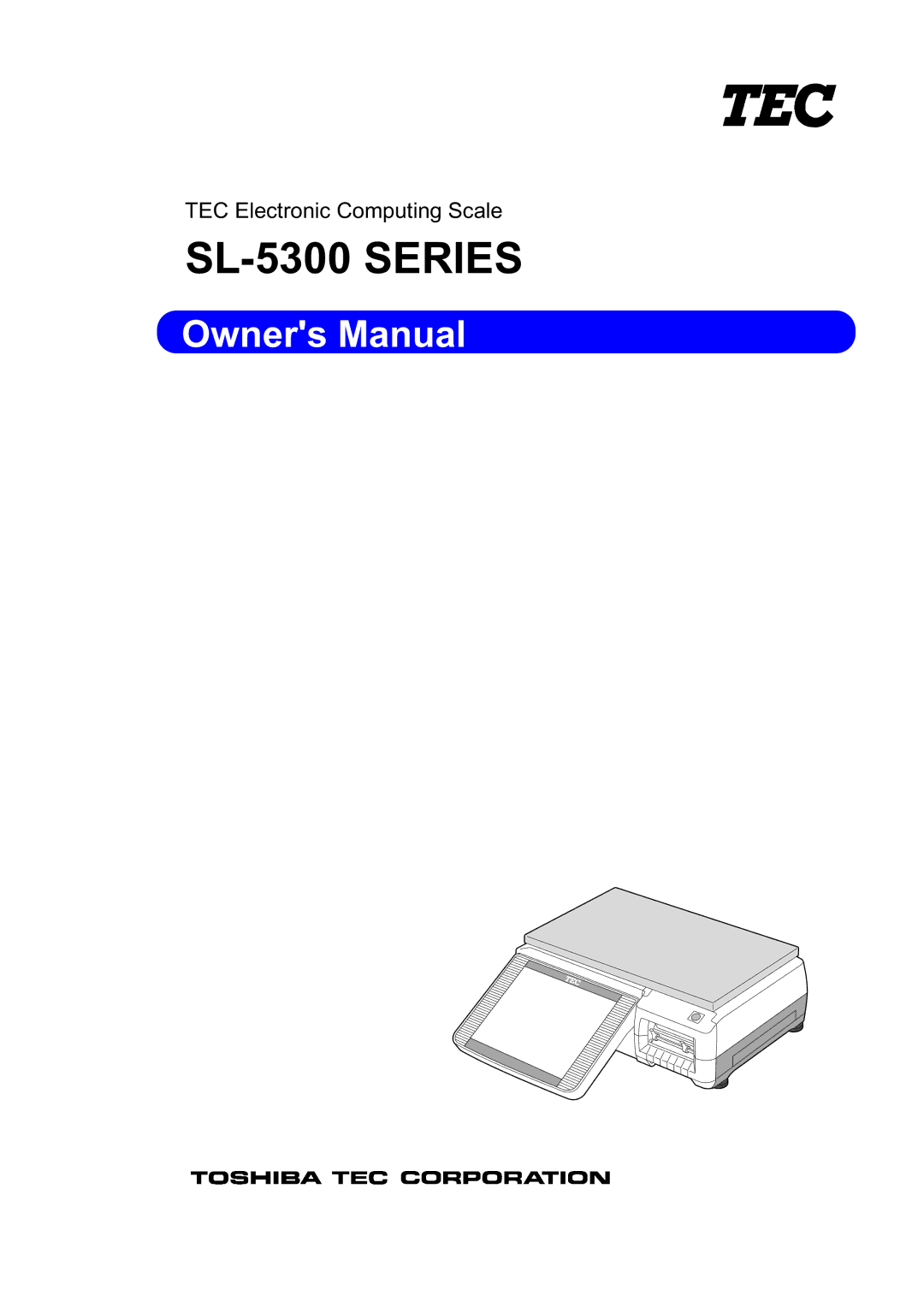 Toshiba SL-5300 Series owner manual 