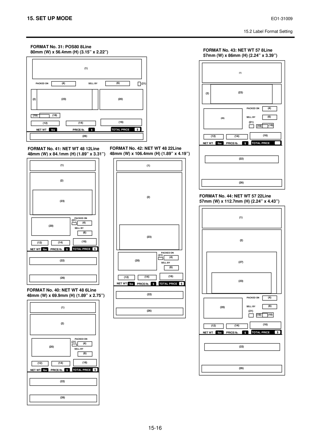 Toshiba SL-5300 Series owner manual 15-16 