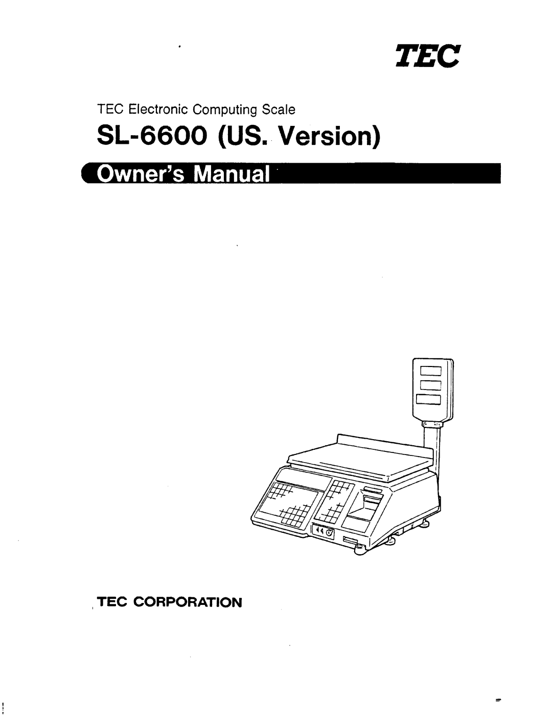 Toshiba EM1-31059, SL-6600 manual 