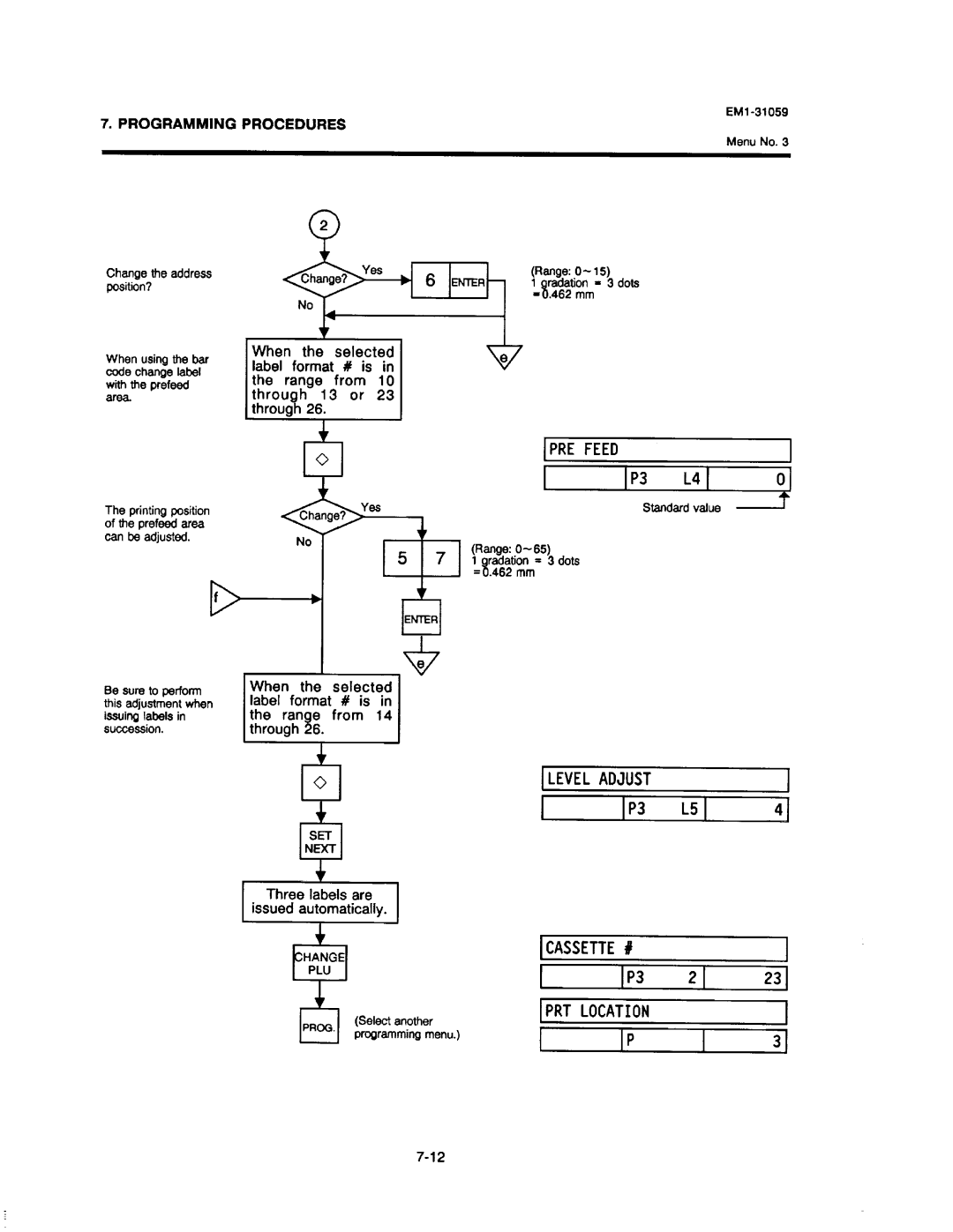 Toshiba SL-6600, EM1-31059 manual 