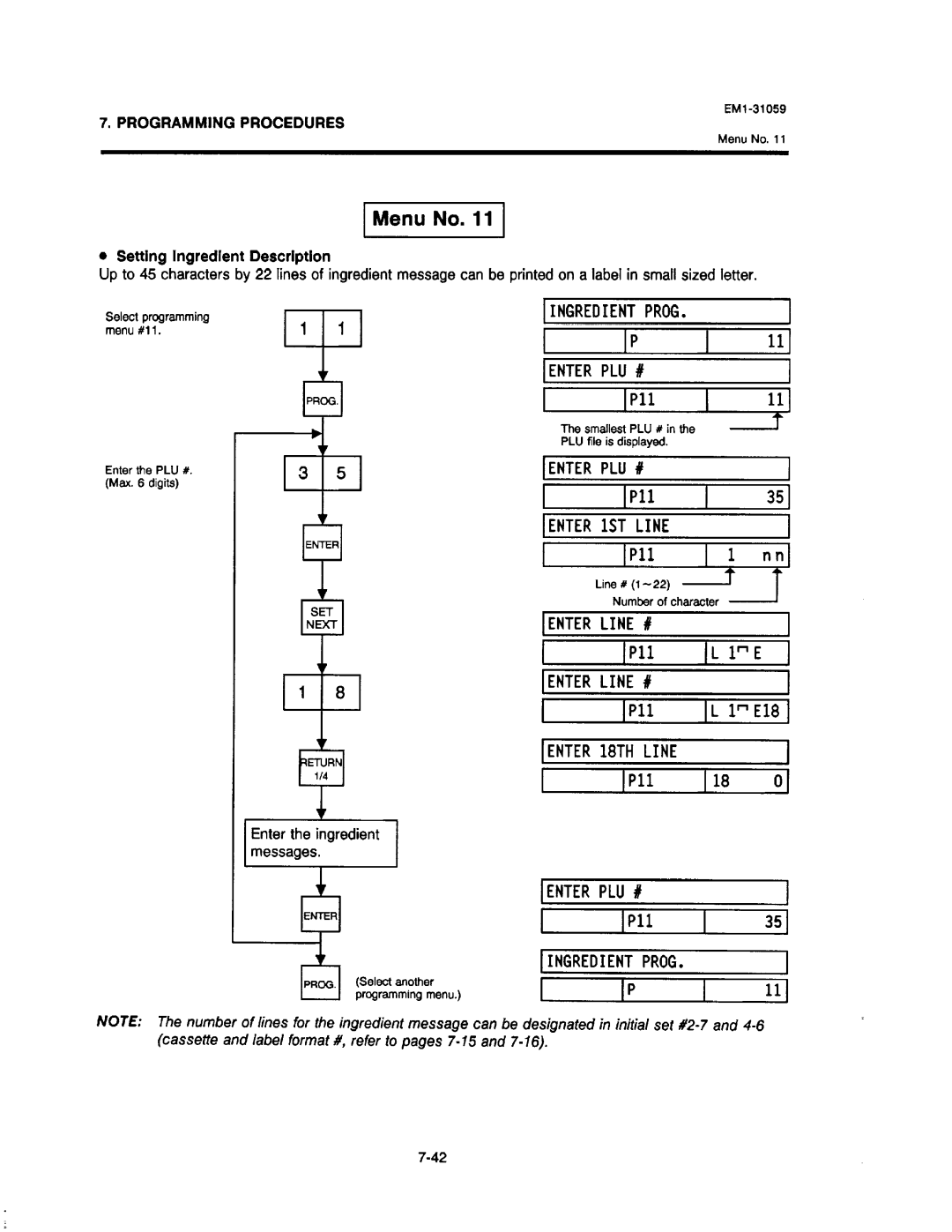 Toshiba SL-6600, EM1-31059 manual 