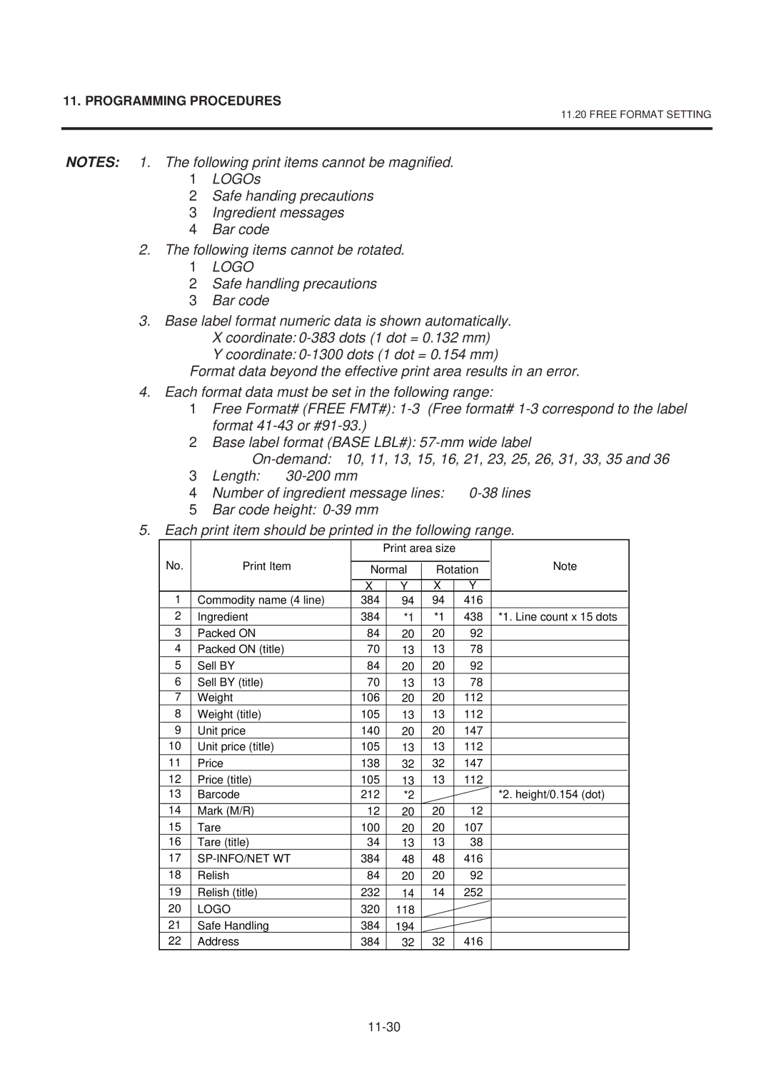 Toshiba SL-9000-LSB SERIES, EM1-31071GE owner manual 11-30 