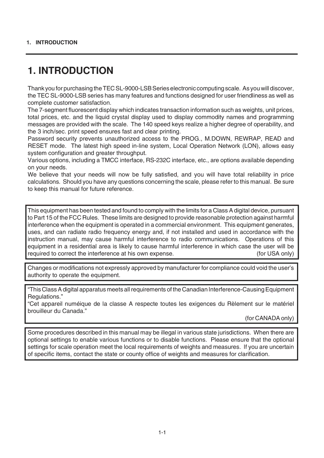 Toshiba SL-9000-LSB owner manual Introduction 