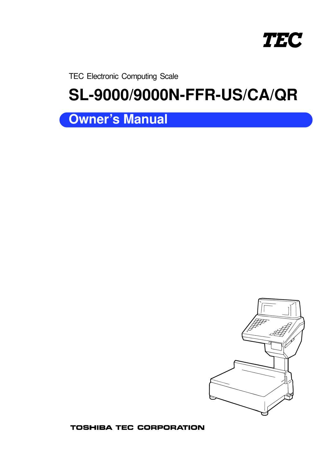 Toshiba owner manual SL-9000/9000N-FFR-US/CA/QR 