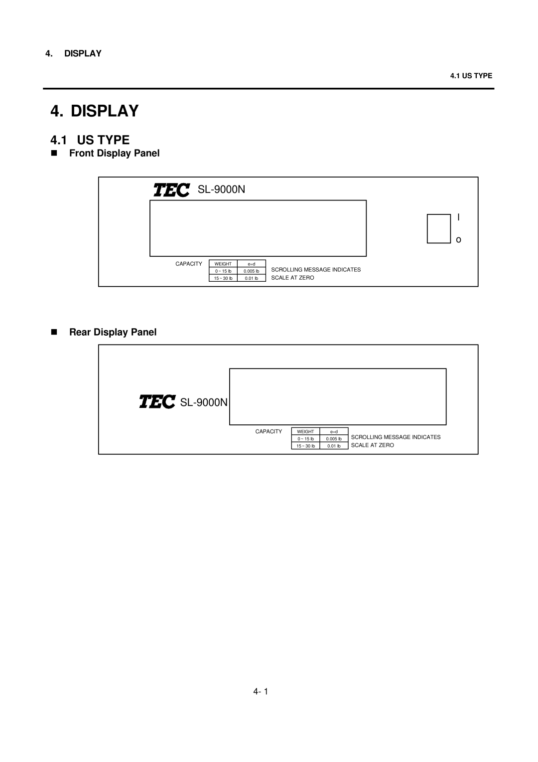 Toshiba SL-9000-FFH-US, SL-9000N-FFH-CA, SL-9000N-FFH-US, EM1-31076 US Type, Front Display Panel, Rear Display Panel 