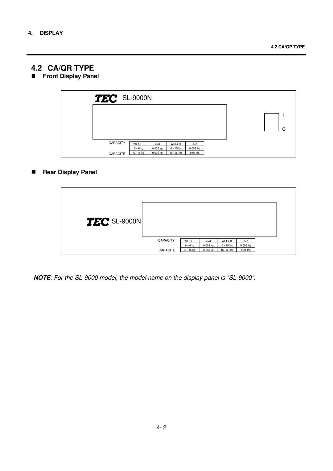 Toshiba SL-9000-FFH-QR, SL-9000N-FFH-CA, SL-9000N-FFH-US, SL-9000N-FFH-QR, SL-9000-FFH-US, EM1-31076, SL-9000-FFH-CA CA/QR Type 