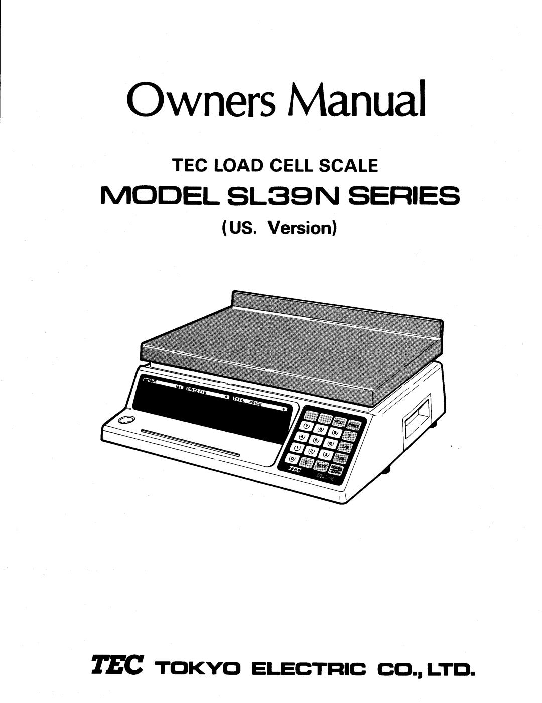 Toshiba SL39N Series manual 