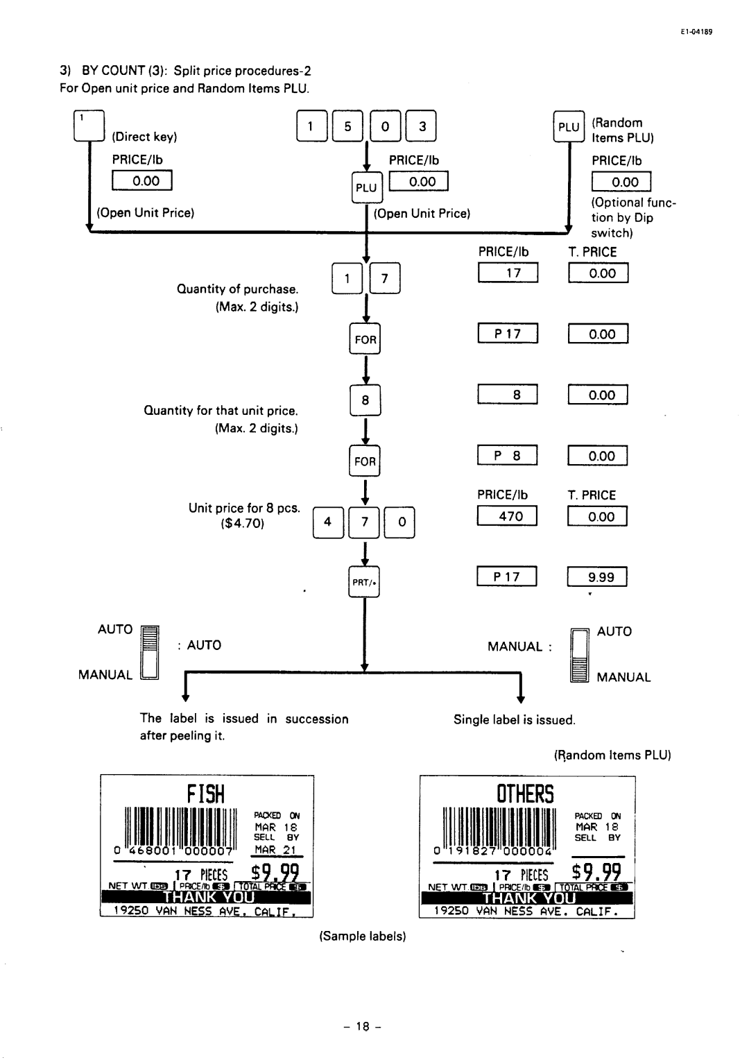 Toshiba SL59 SERIES owner manual Fish, Others, VAN Ness AVE. Calif 