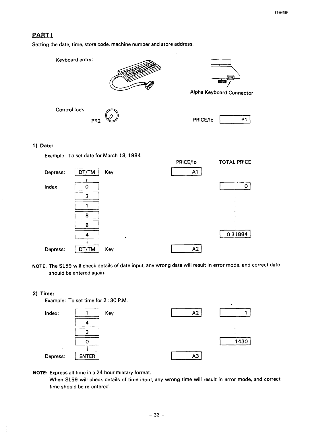 Toshiba SL59 SERIES owner manual Part, PR2 