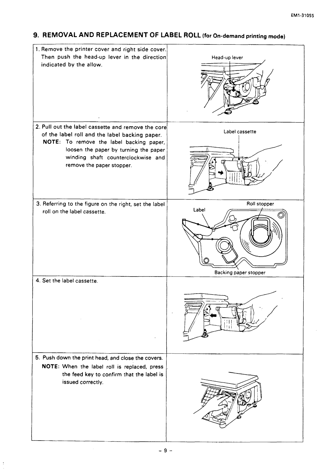 Toshiba SL66 SERIES manual EMl-31055 