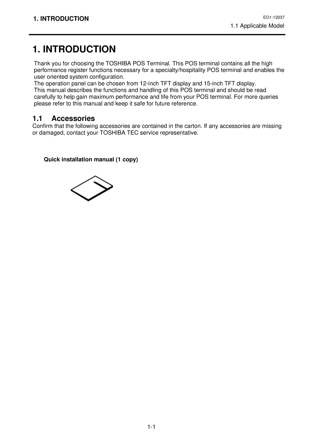 Toshiba ST-A20 SERIES owner manual Introduction, Accessories 