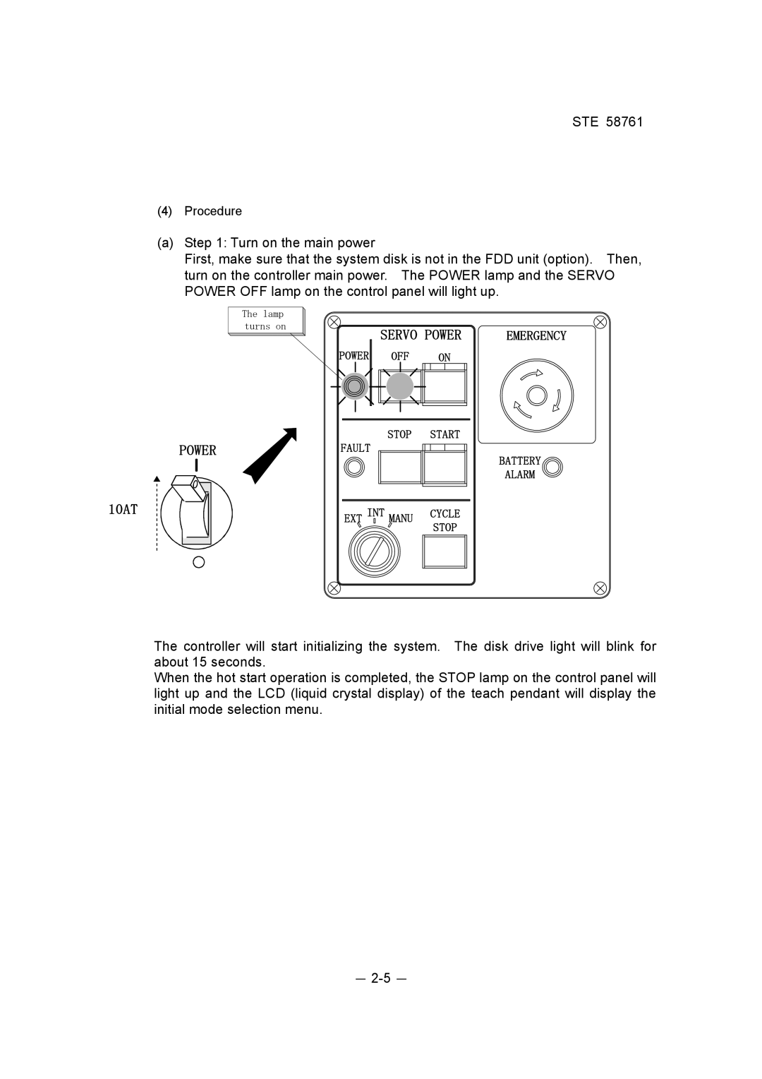 Toshiba ste 58761 instruction manual Emergency 