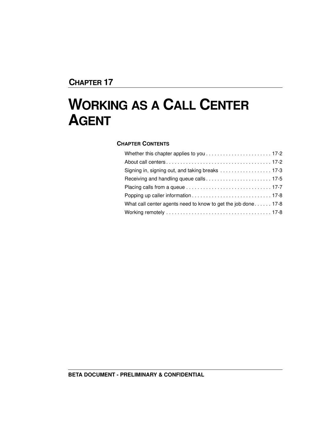 Toshiba Strata CS manual Working AS a Call Center Agent 