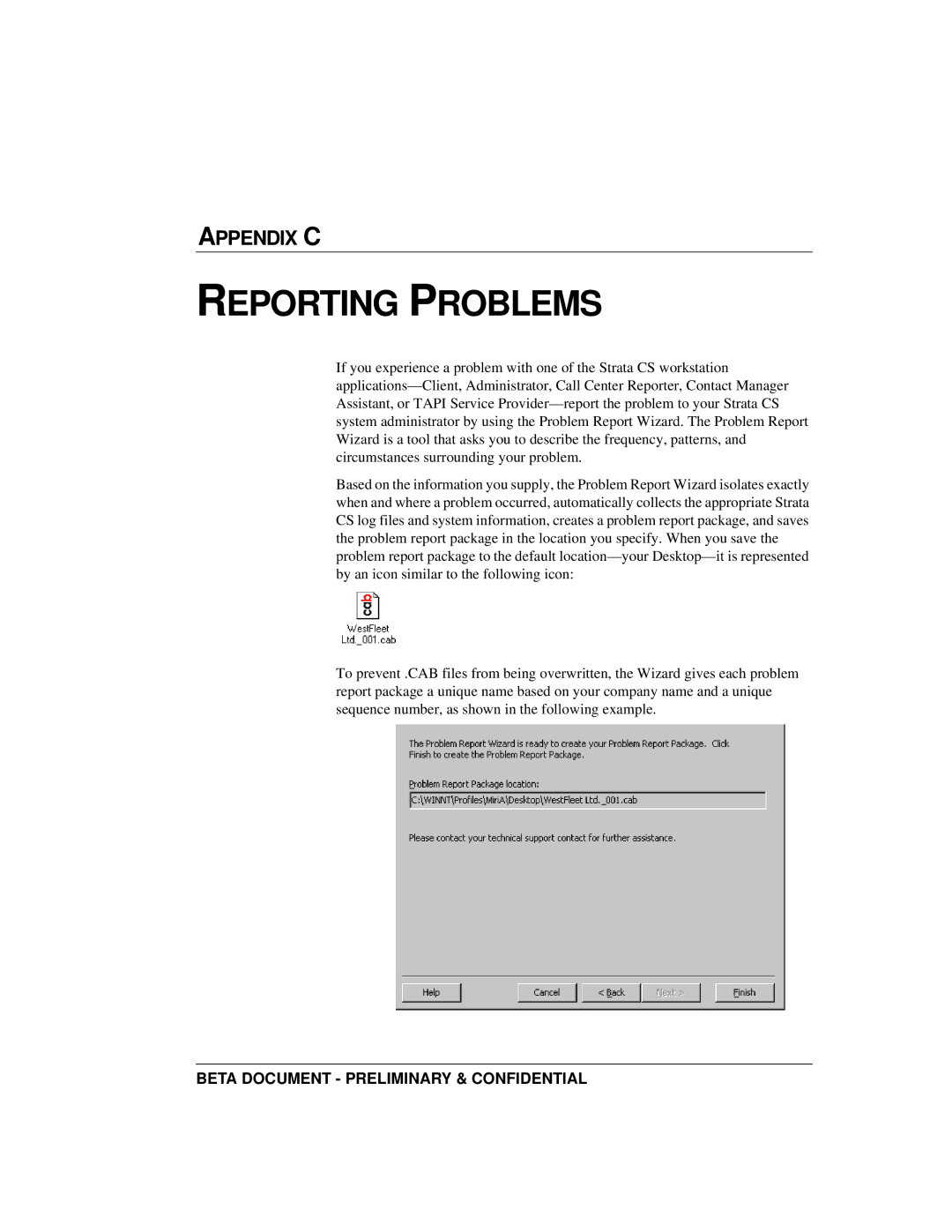 Toshiba Strata CS manual Reporting Problems 