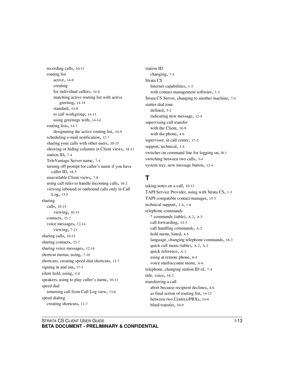 Toshiba Strata CS manual To call workgroup, 14-13using greetings with 