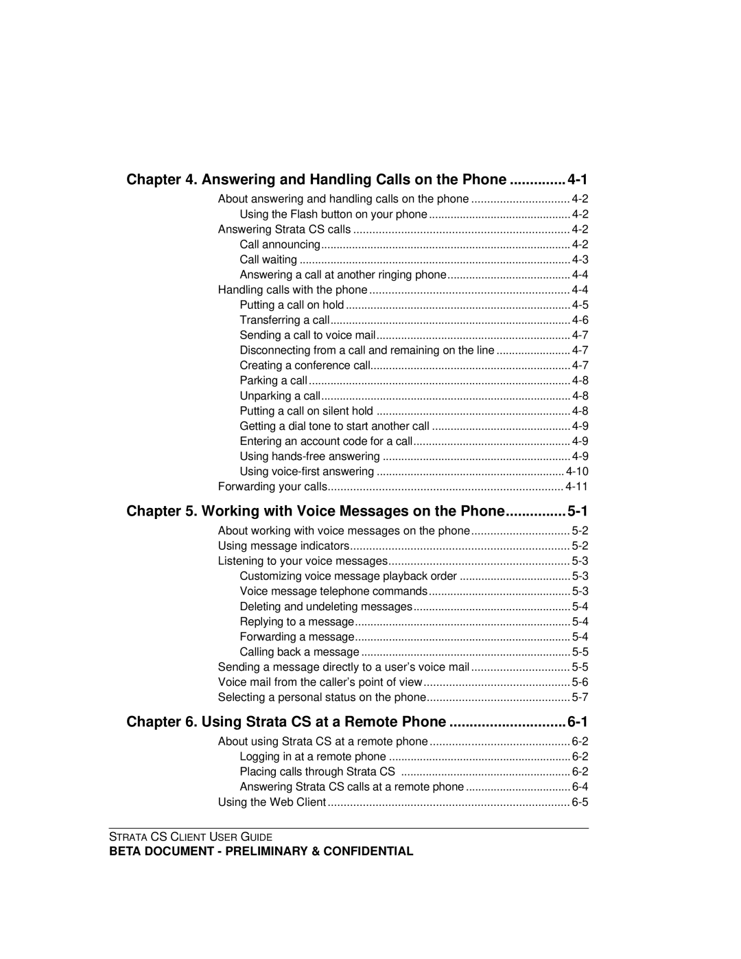 Toshiba Strata CS manual Answering and Handling Calls on the Phone 