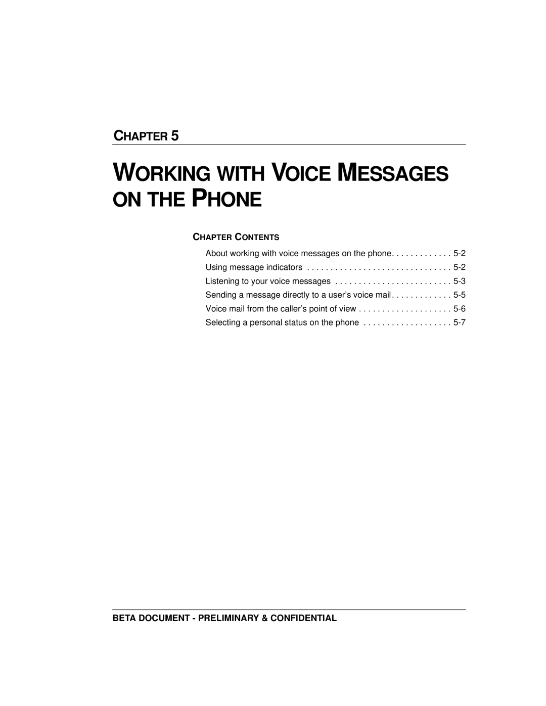 Toshiba Strata CS manual Working with Voice Messages on the Phone 