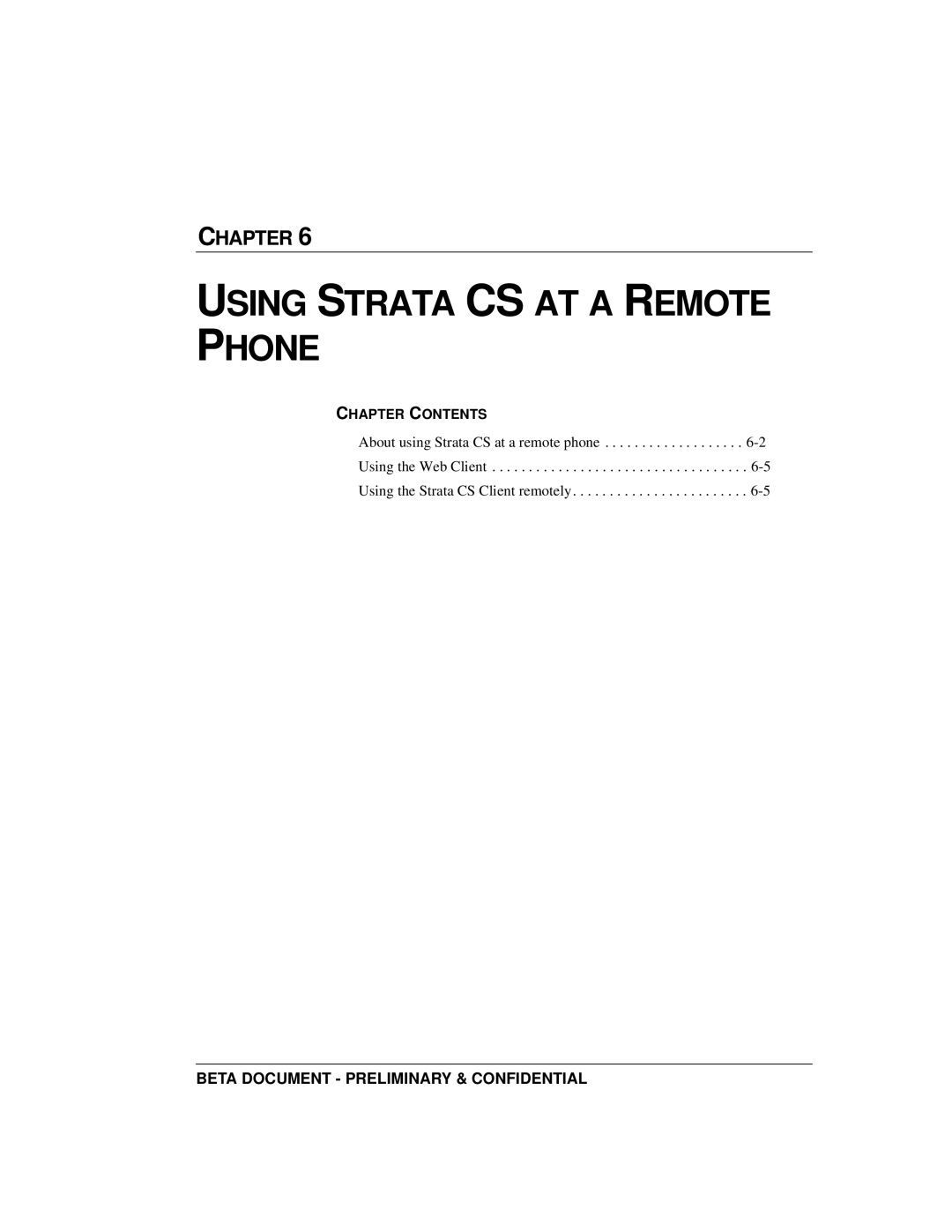 Toshiba manual Using Strata CS AT a Remote Phone 