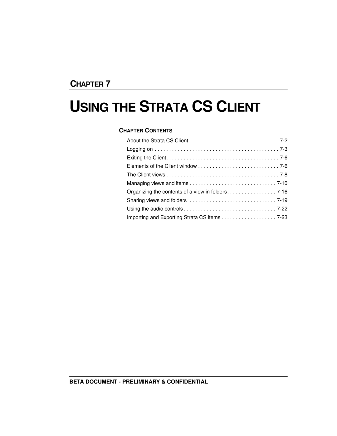 Toshiba manual Using the Strata CS Client 