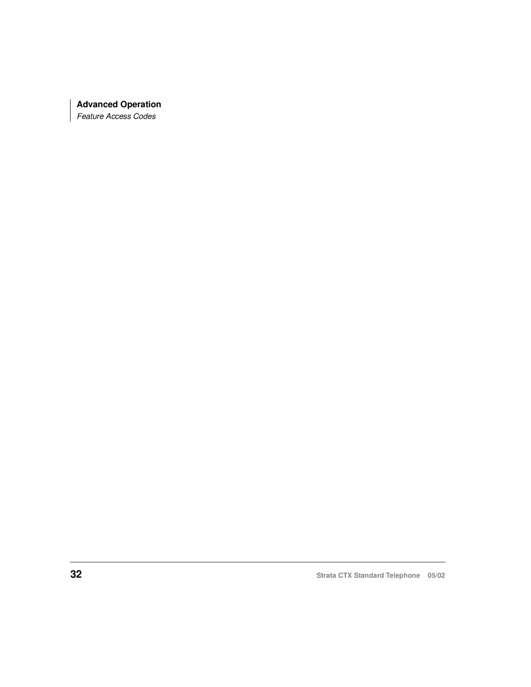 Toshiba Strata CTX manual Advanced Operation 