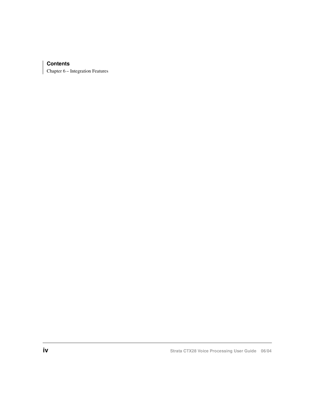 Toshiba Strata CTX28 manual Integration Features 