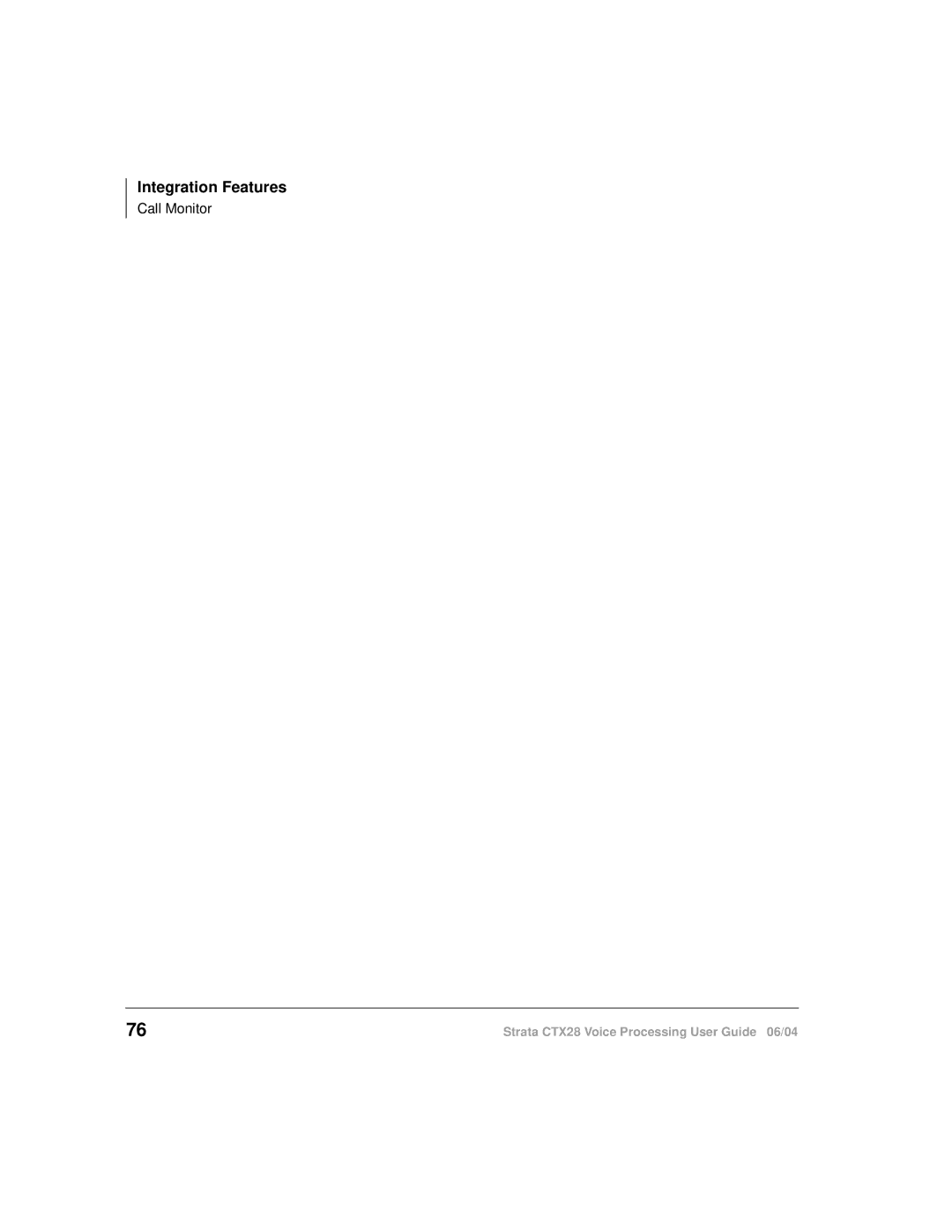 Toshiba Strata CTX28 manual Integration Features 