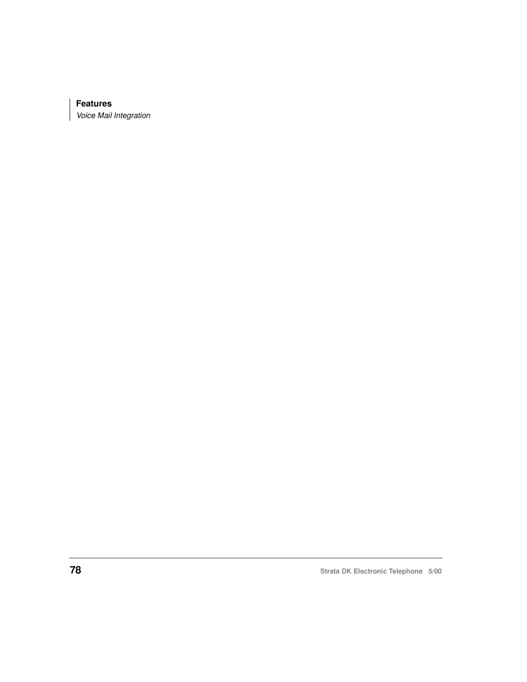 Toshiba Strata DK manual Features 