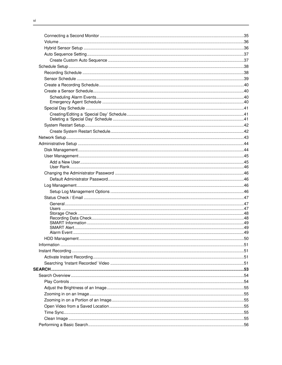 Toshiba SWIP-32, SWIP-16, SWIP-8 user manual Search 