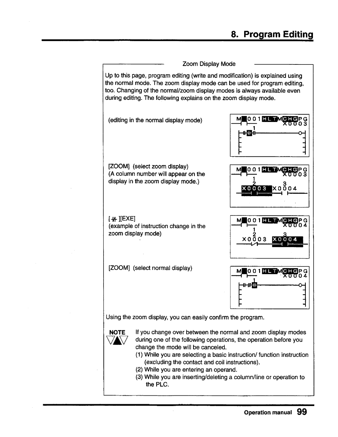 Toshiba T-Series operation manual 