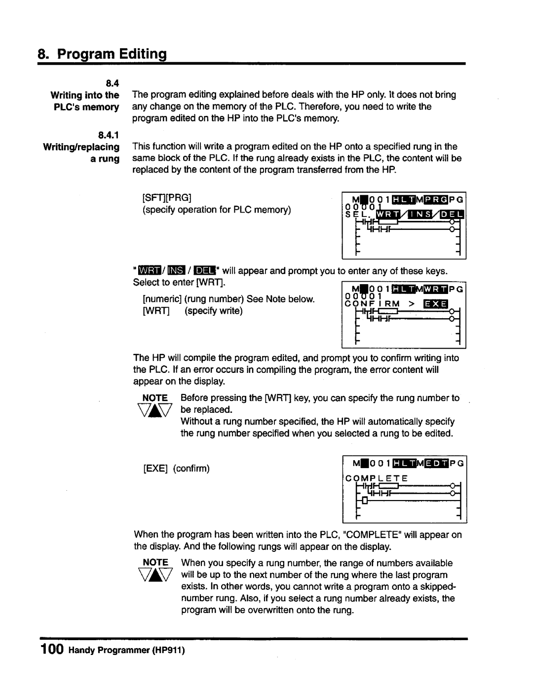 Toshiba T-Series operation manual 