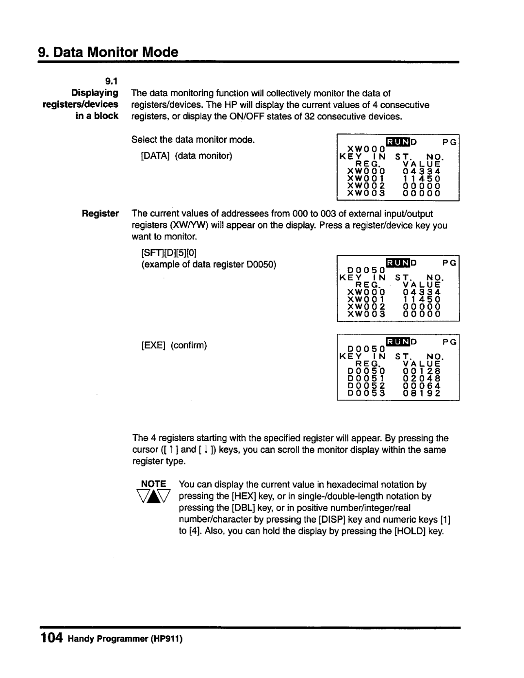 Toshiba T-Series operation manual 