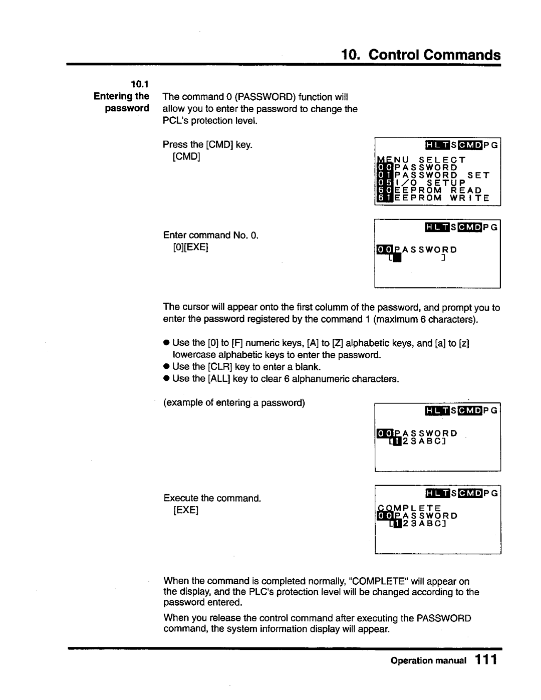 Toshiba T-Series operation manual 