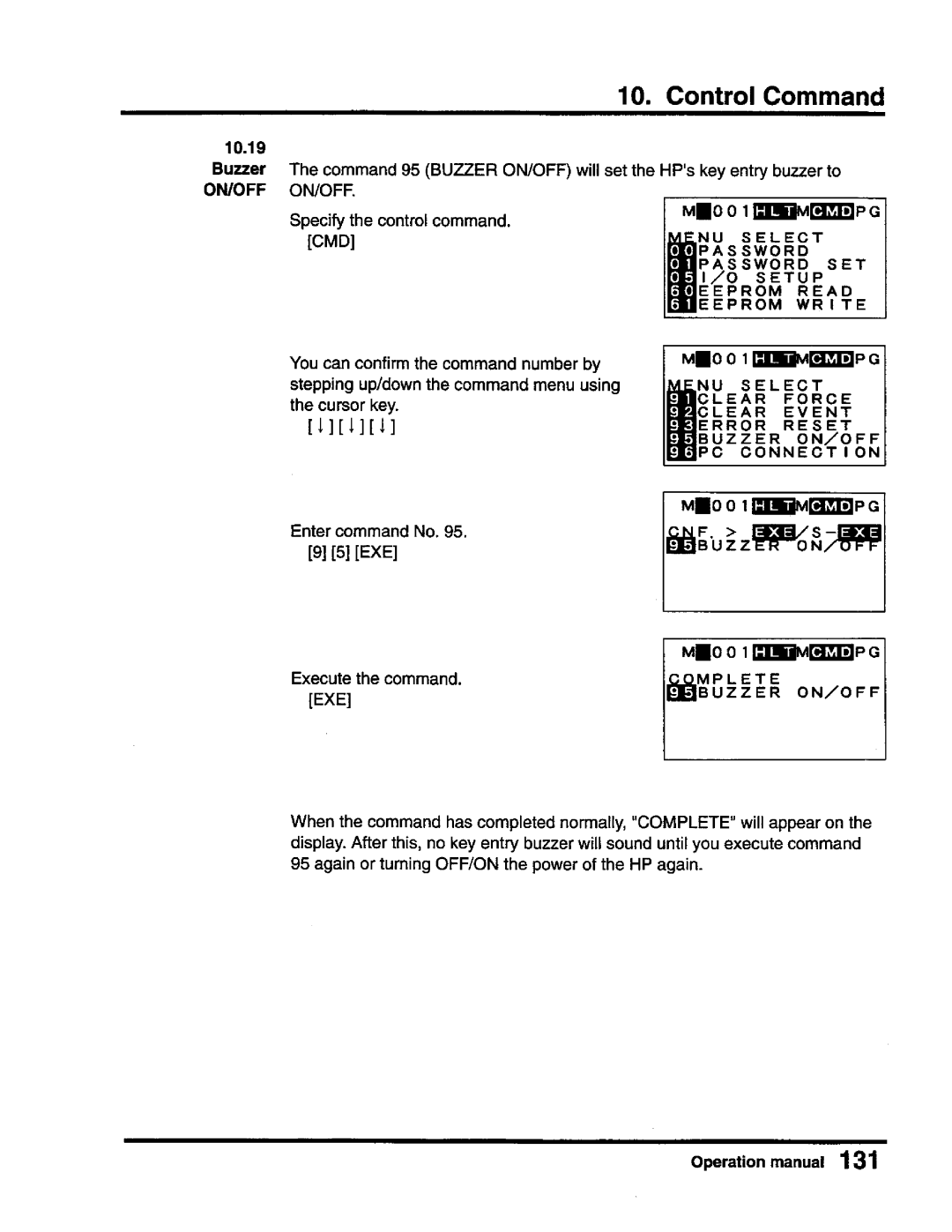 Toshiba T-Series operation manual 