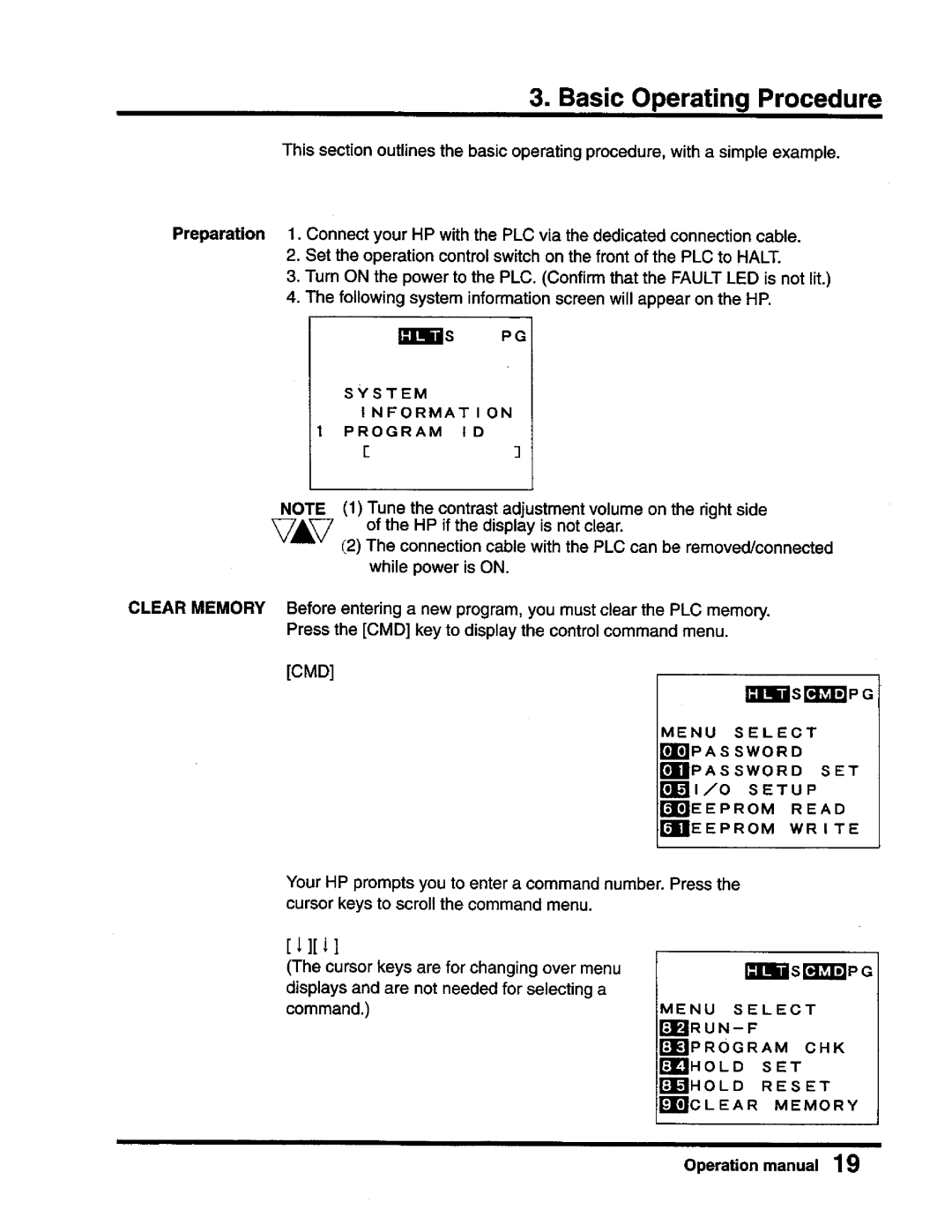 Toshiba T-Series operation manual 