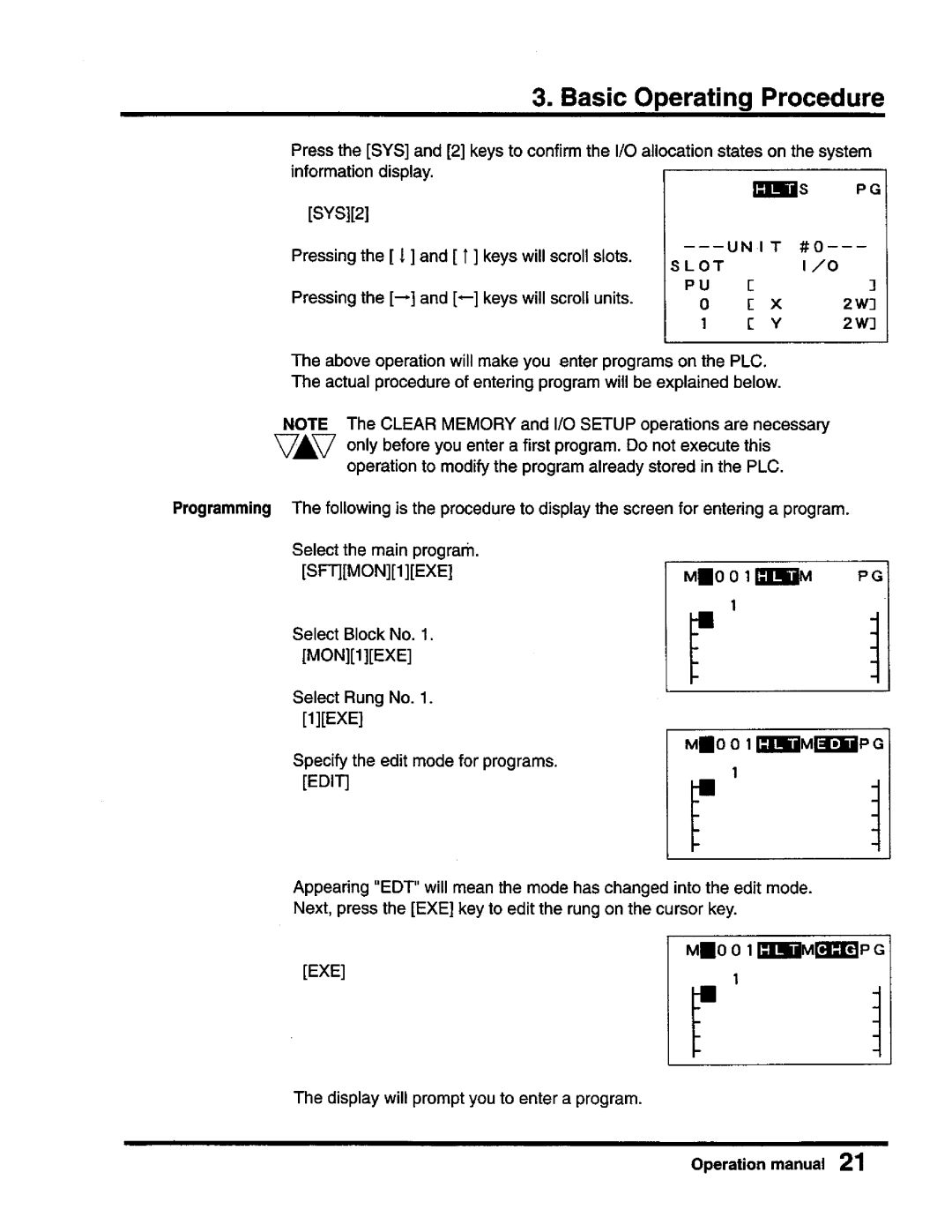 Toshiba T-Series operation manual 