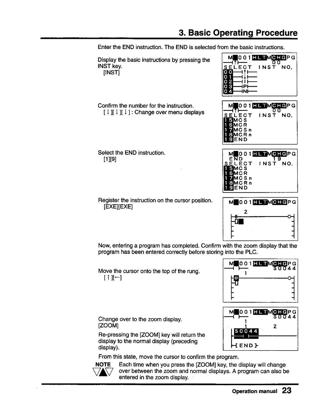 Toshiba T-Series operation manual 