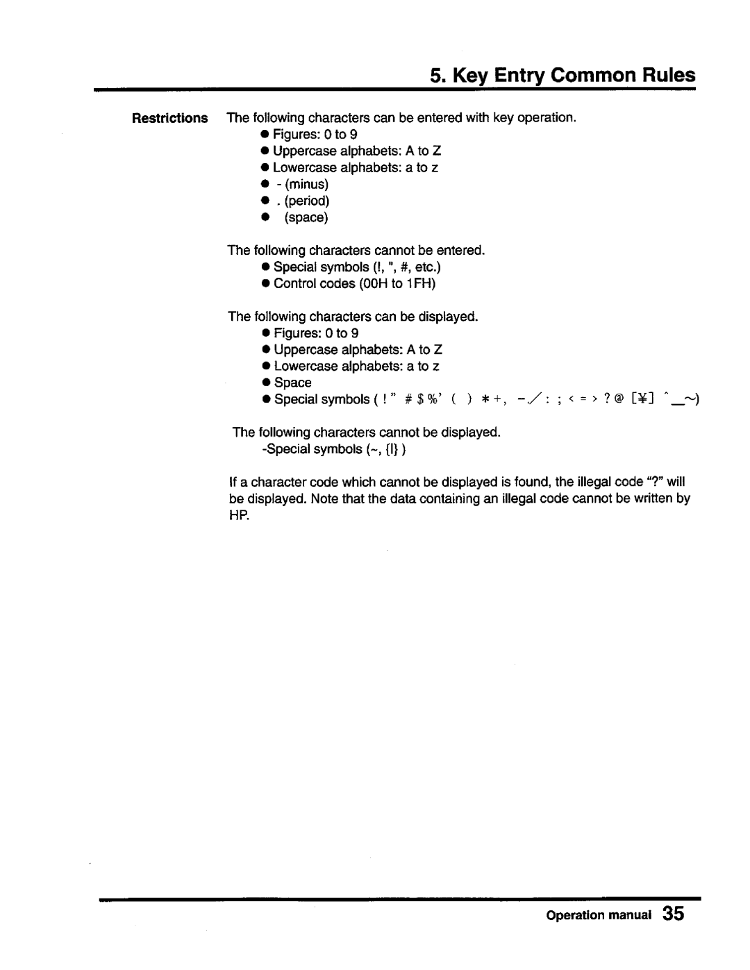 Toshiba T-Series operation manual 