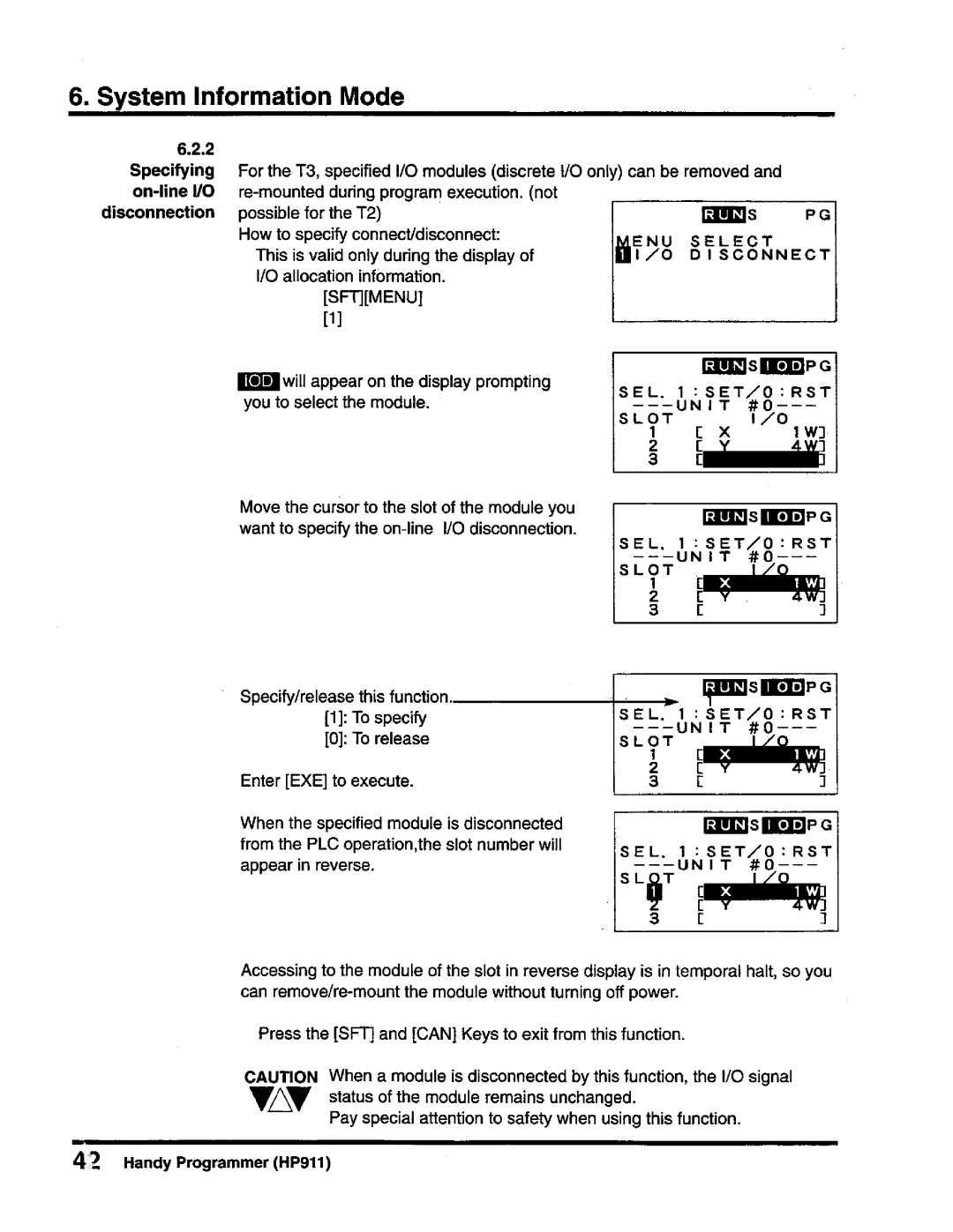 Toshiba T-Series operation manual 