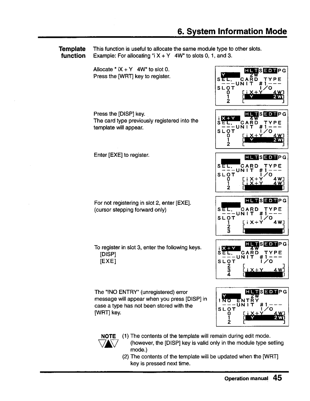 Toshiba T-Series operation manual 