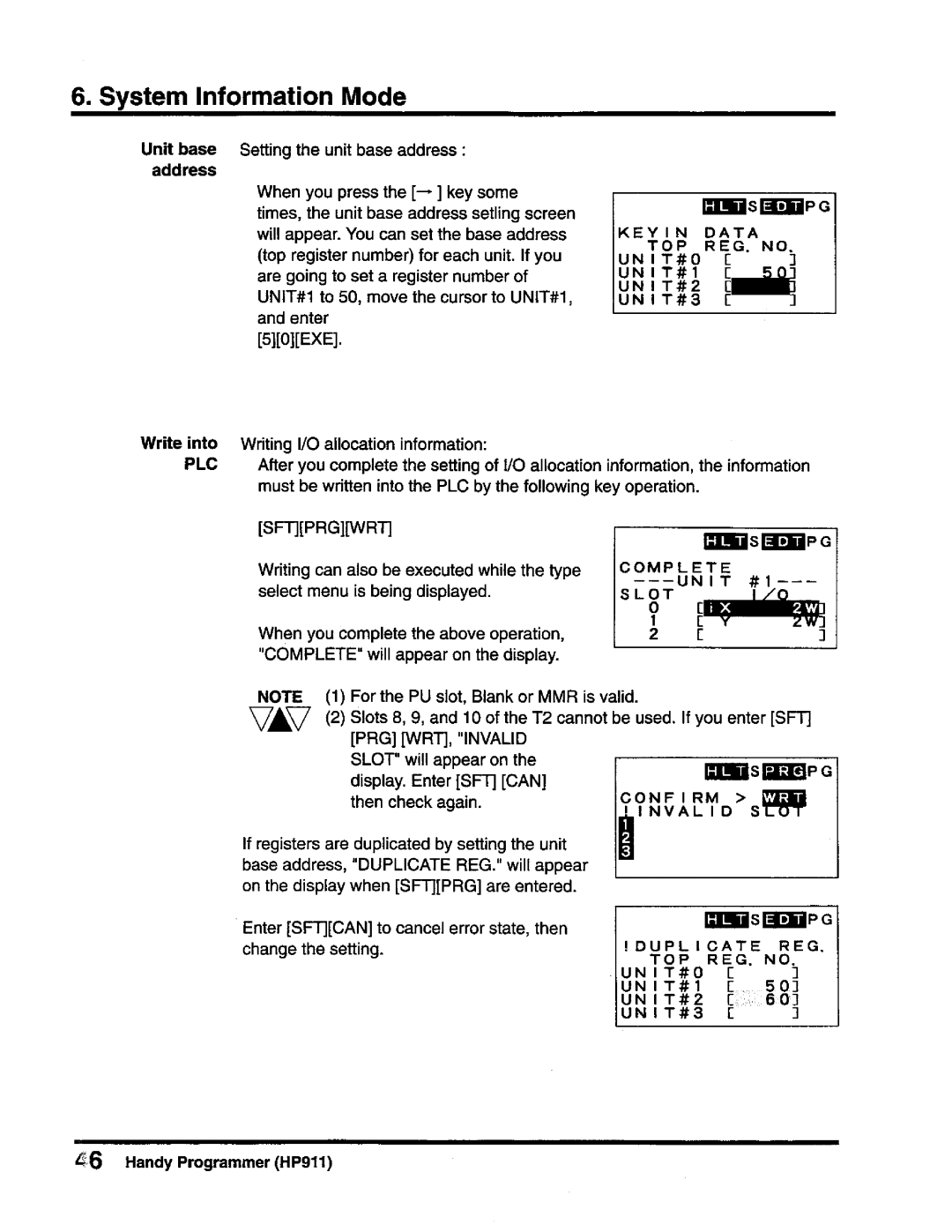 Toshiba T-Series operation manual 