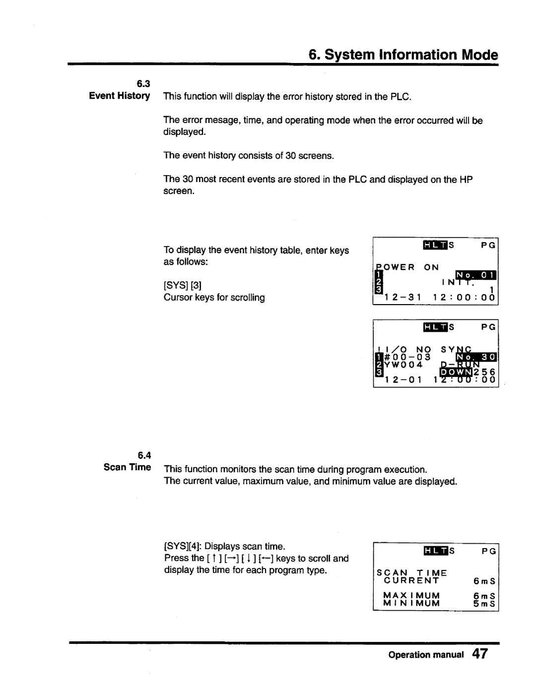 Toshiba T-Series operation manual 