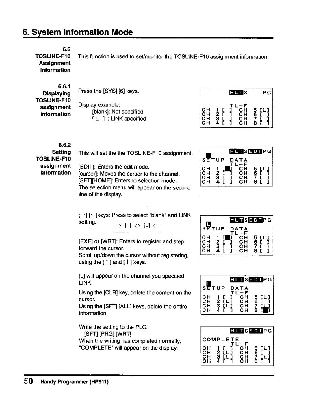 Toshiba T-Series operation manual 