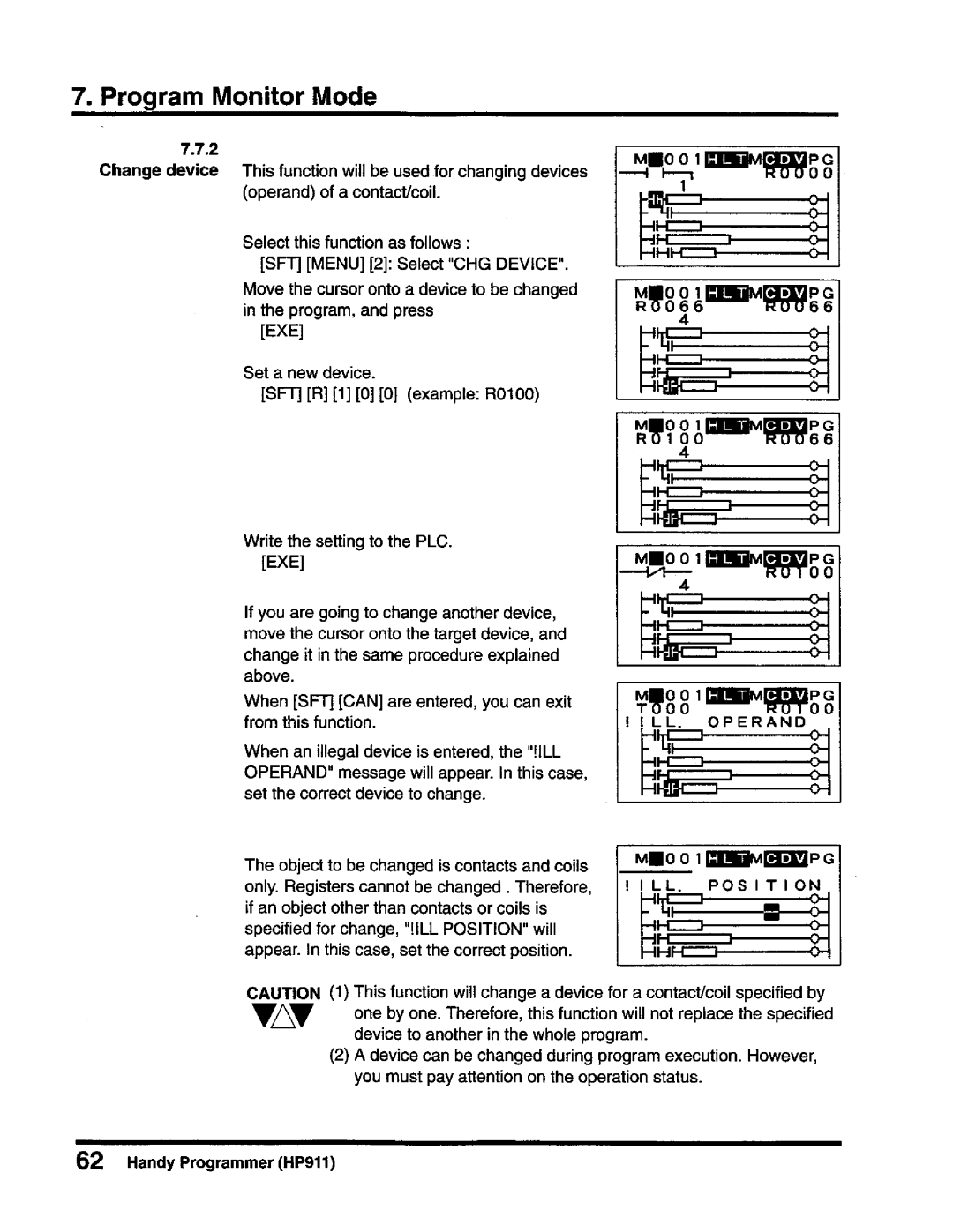 Toshiba T-Series operation manual 