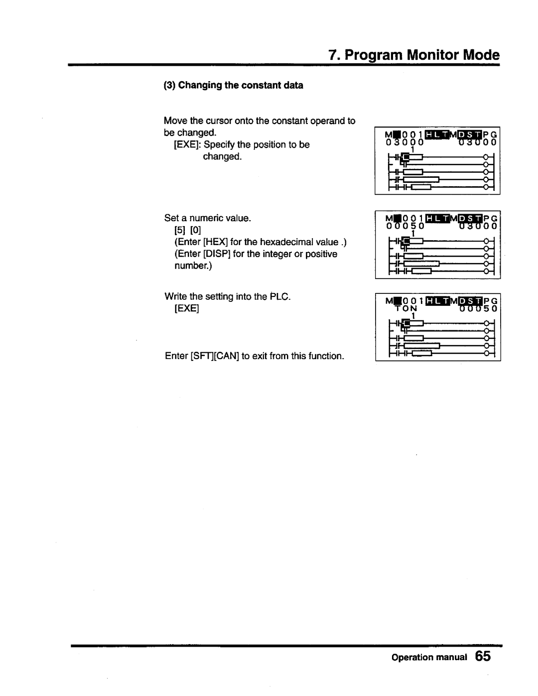 Toshiba T-Series operation manual 