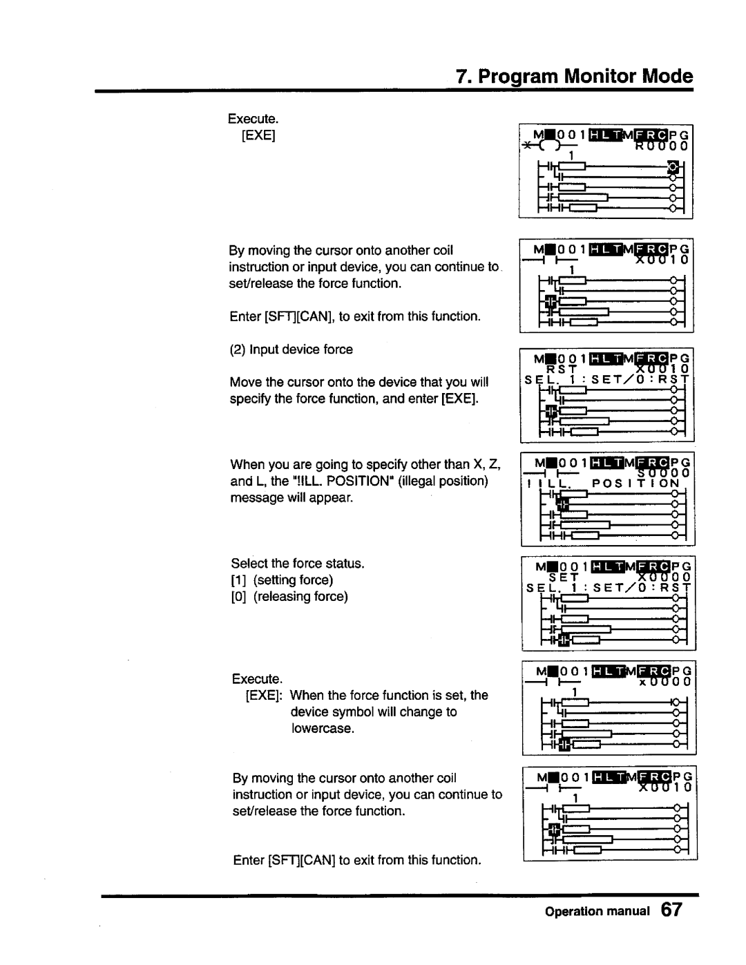 Toshiba T-Series operation manual 