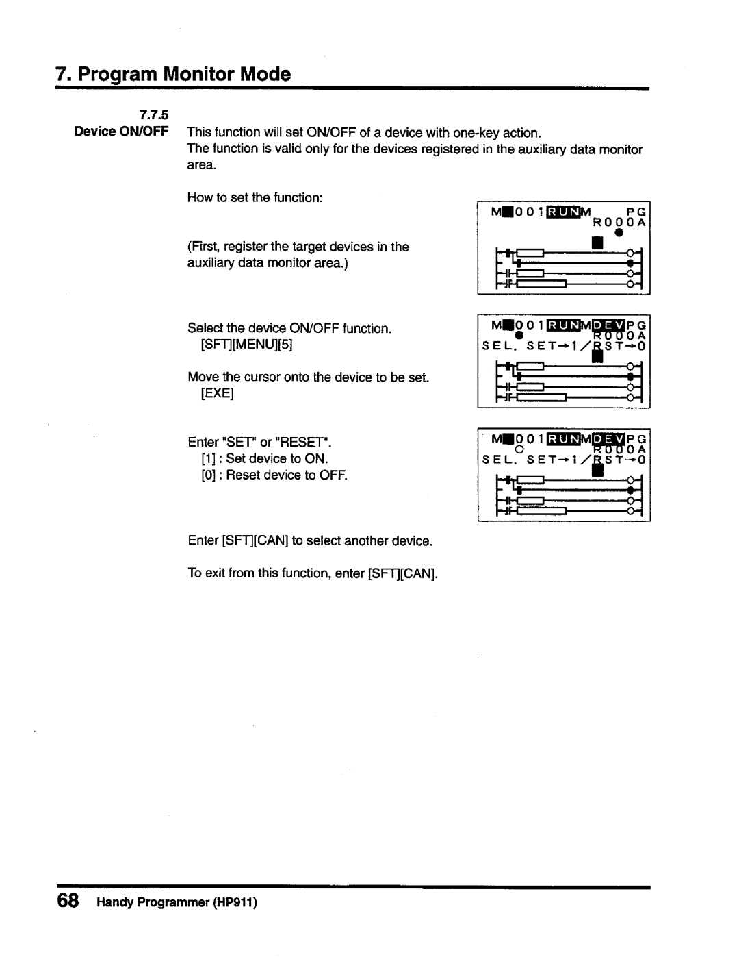 Toshiba T-Series operation manual 