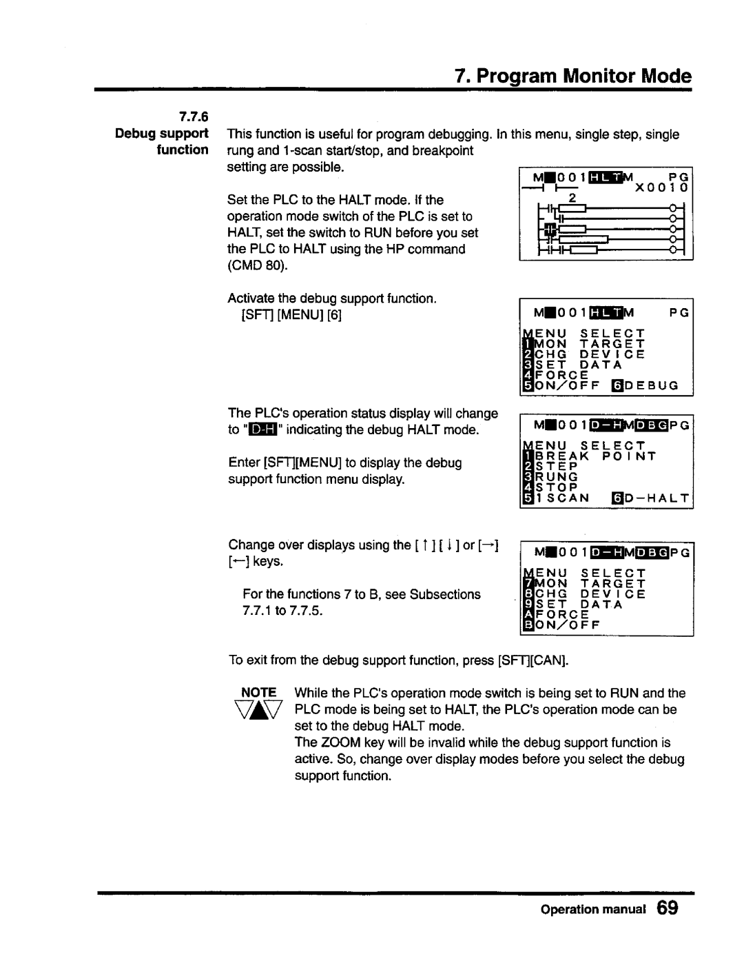 Toshiba T-Series operation manual 