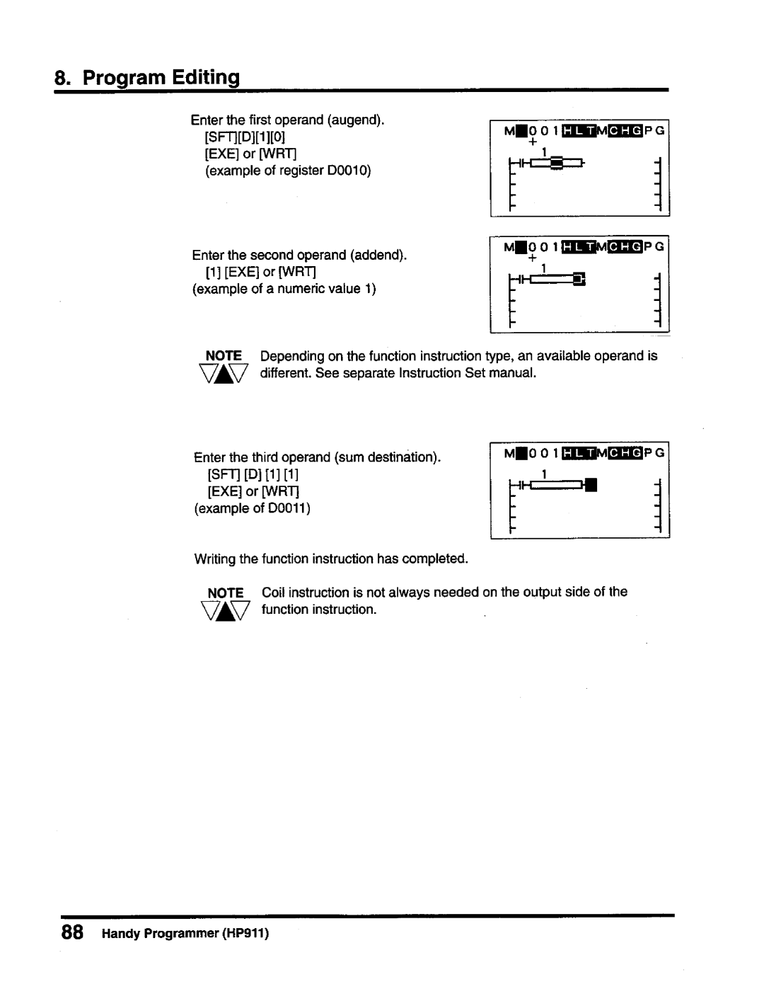 Toshiba T-Series operation manual 